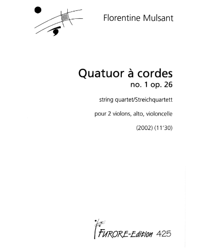 String Quartet No. 1, op. 26 — Florentine Mulsant