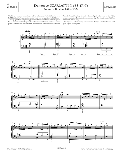 Sonata in D minor, K. 32 — Domenico Scarlatti