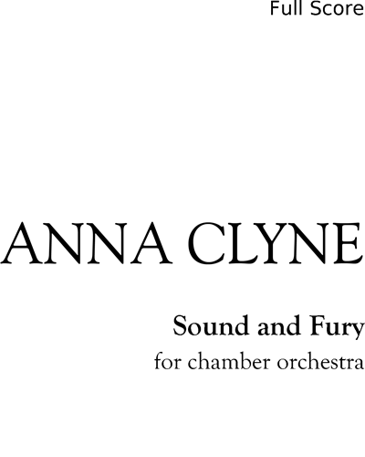 Sound and Fury — Anna Clyne