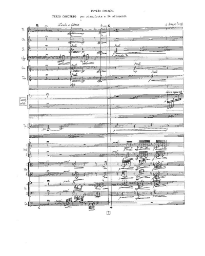 Terzo Concerto — Davide Anzaghi
