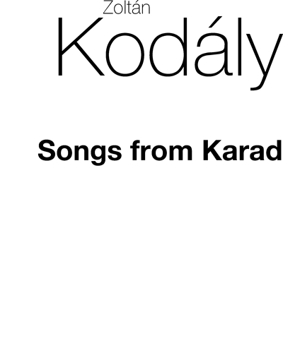 Songs from Karad — 柯达伊