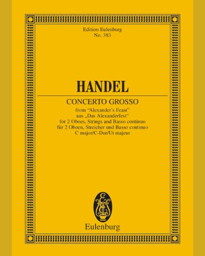 Concerto Grosso in C major — 亨德尔