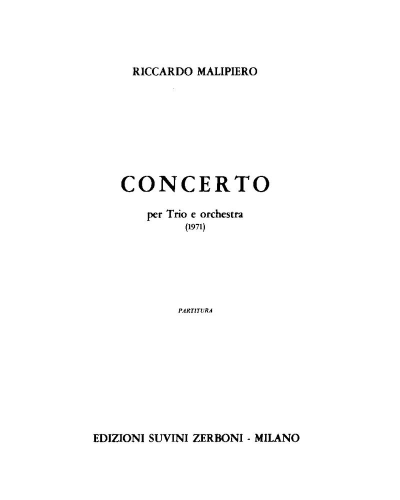 Concerto — Riccardo Malipiero