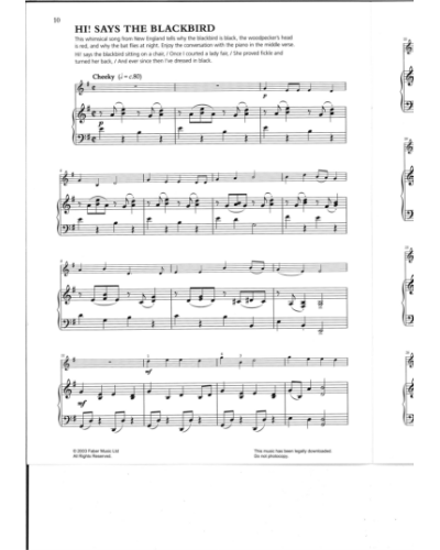 Hi Says The Blackbird (from 'O Shenandoah!') — Polly Waterfield