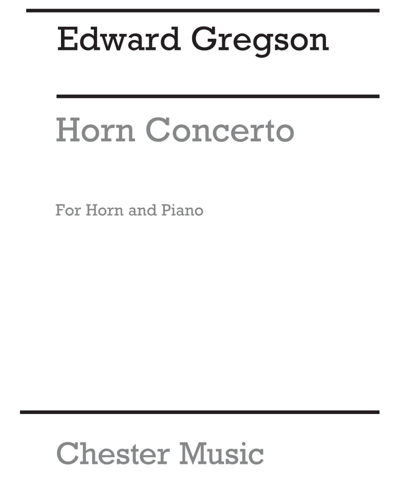Horn Concerto [Version for Horn in F] — Edward Gregson