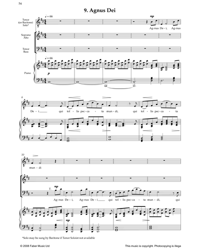 Agnus Dei (No. 9 from 'Eternal Light') — Howard Goodall