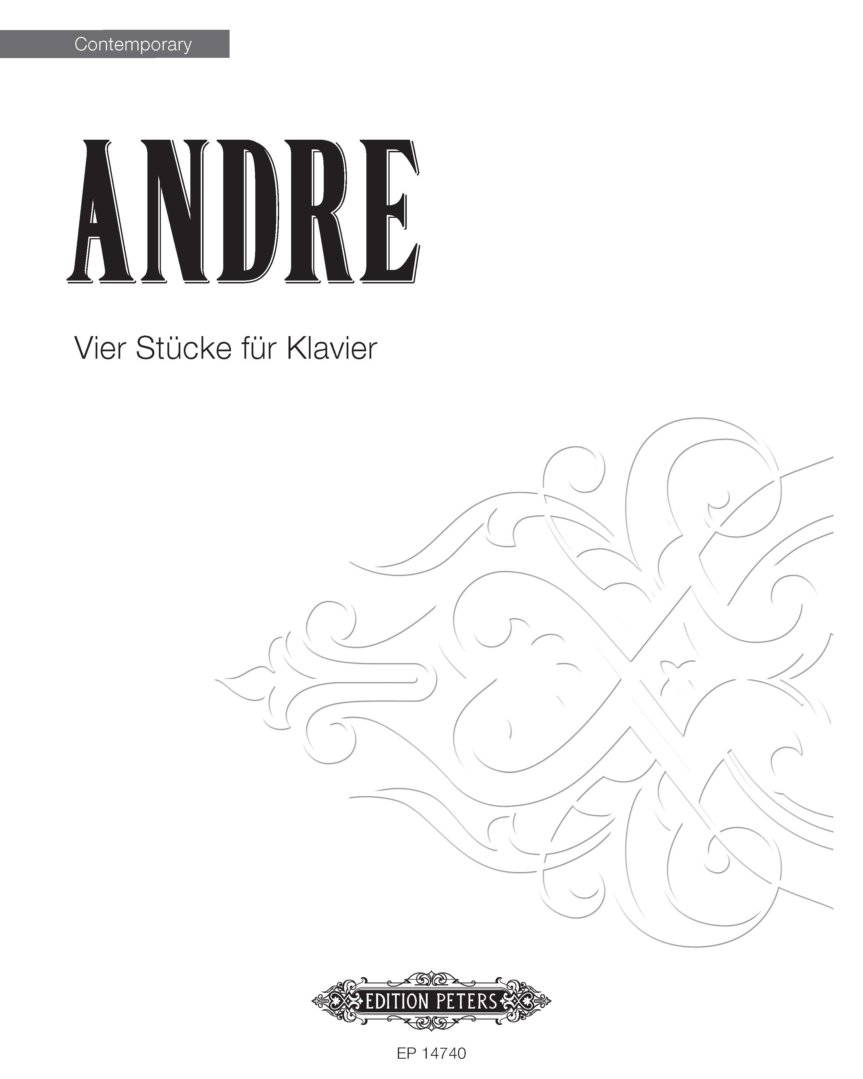 Four Pieces for Piano — Mark Andre