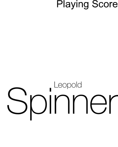 Clarinet Sonata — Leopold Spinner