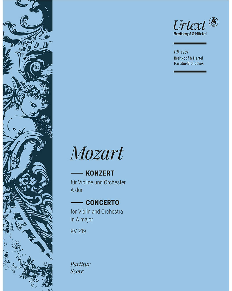 Violin Concerto [No. 5] in A major, K. 219 — 莫扎特