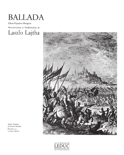 Ballada pour Chant et Piano ou Orchestre — László Lajtha