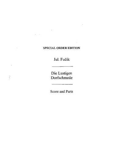 The Jolly Village Smiths, op. 128 — 尤利乌斯·伏契克