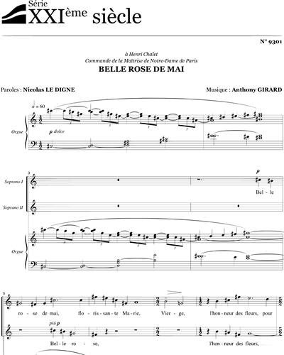 Belle rose de mai — Anthony Girard