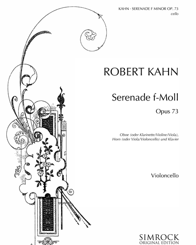 Serenade in F minor, op. 73 — Robert Kahn
