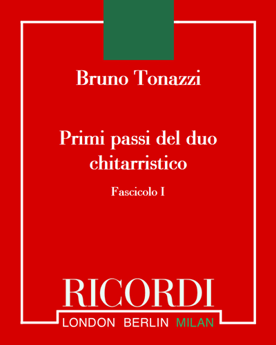 Primi passi del duo chitarristico — Bruno Tonazzi