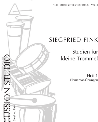 Studien für kleine Trommel, Heft 1 — 齐格弗里德·芬克