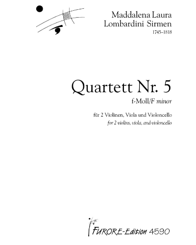 String Quartet No. 5 in F minor — Maddalena Laura Lombardini Sirmen