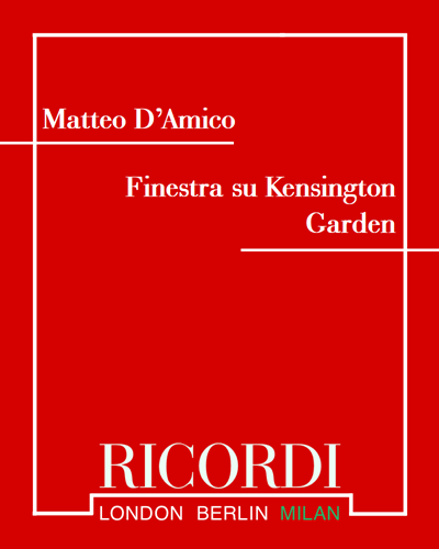 Finestra Su Kensington Garden — Matteo d'Amico