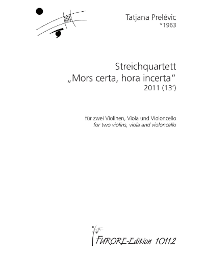 String Quartet, 'In hora mortis' — Tatjana Prelévic