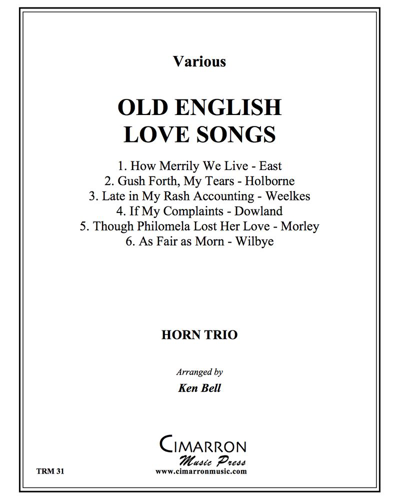 Old English Love Songs — Various