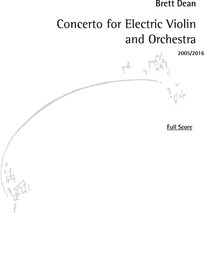 Concerto for Electric Violin and Orchestra — 布雷特·迪恩