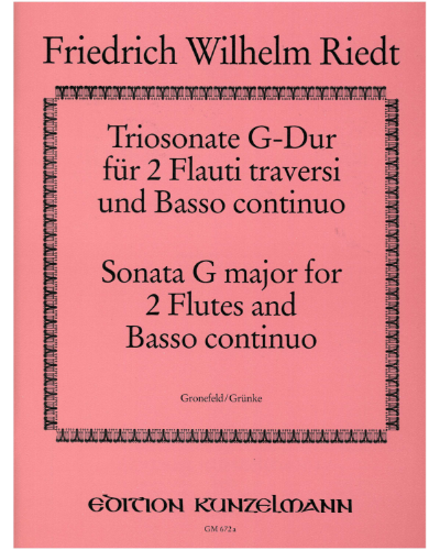 Trio Sonata in G major — Friedrich Wilhelm Riedt