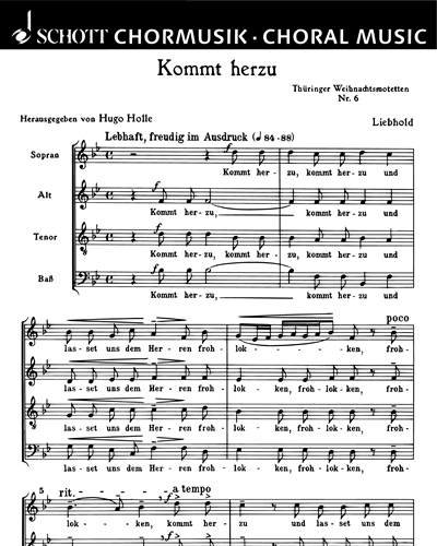 Weihnachtsmotetten — Liebhold