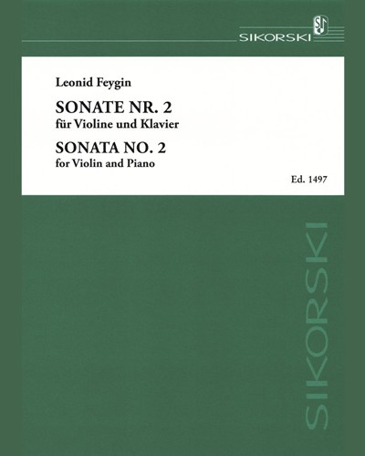 Sonata No. 2 — Leonid Feygin