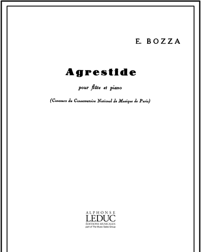 Agrestide, op. 44 — 欧仁·博扎