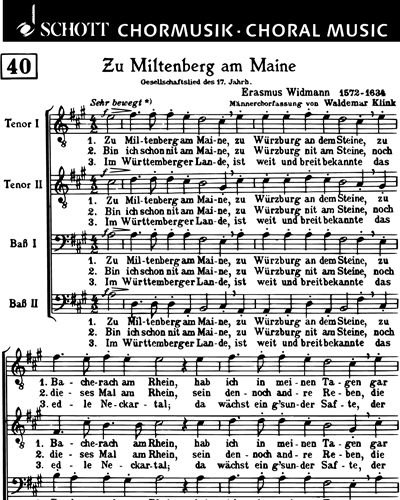 Zu Miltenberg am Maine — Erasmus Widmann