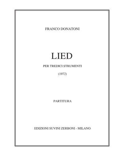 Lied — 弗兰科·多纳托尼