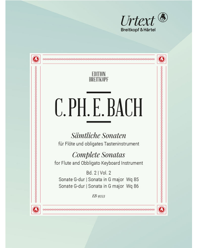 Sonata in G major, Wq 85 and Sonata in G major, Wq 86 — C.P.E.巴赫
