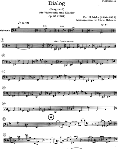 Dialog, op. 51 — Karl Schiske