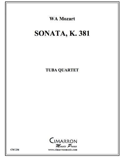 Sonata in D major, K. 381 — 莫扎特