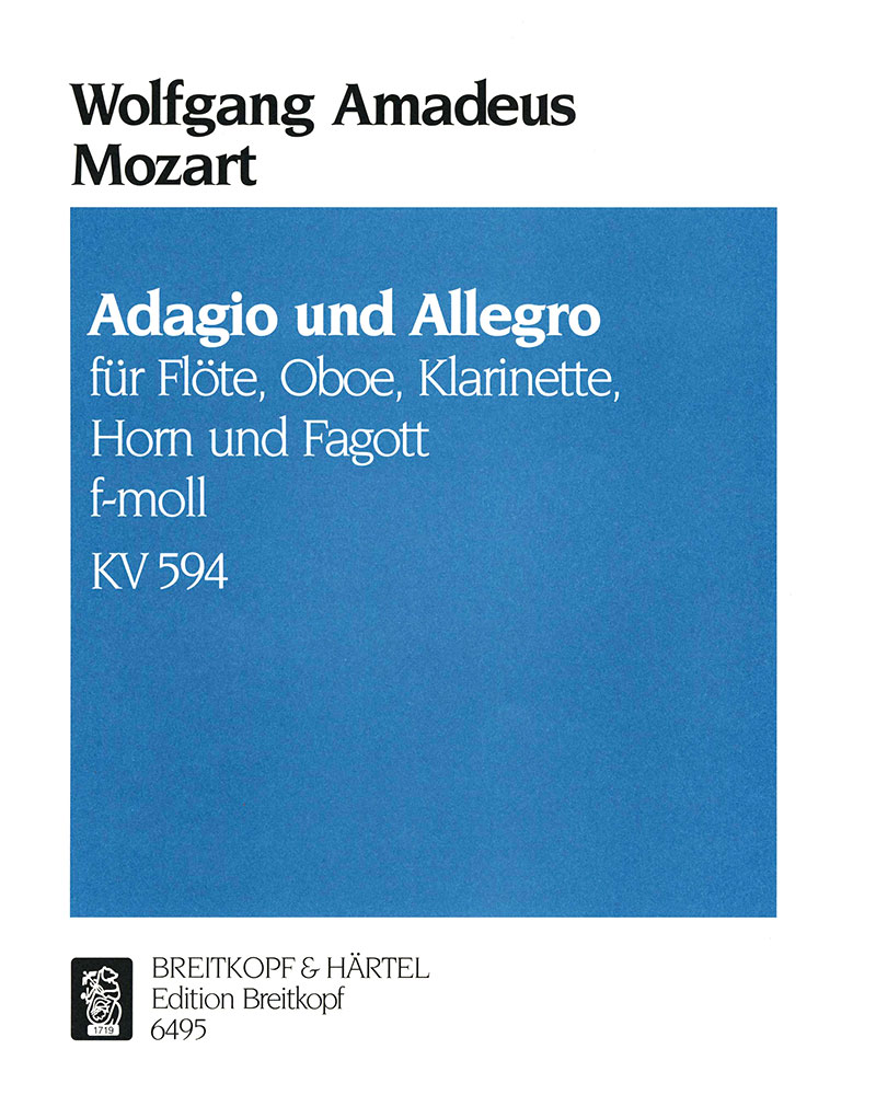 Adagio and Allegro in F minor, K. 594 — Wolfgang Amadeus Mozart