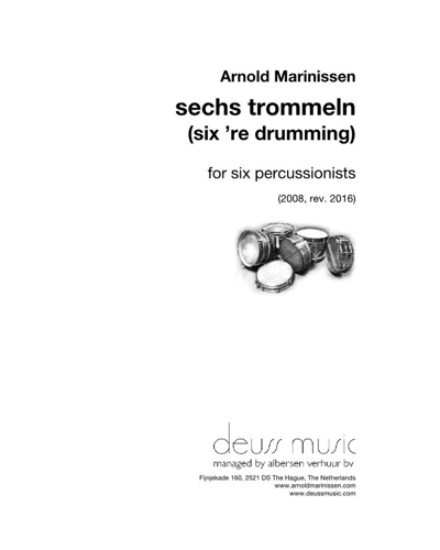 Sechs Trommeln — Arnold Marinissen