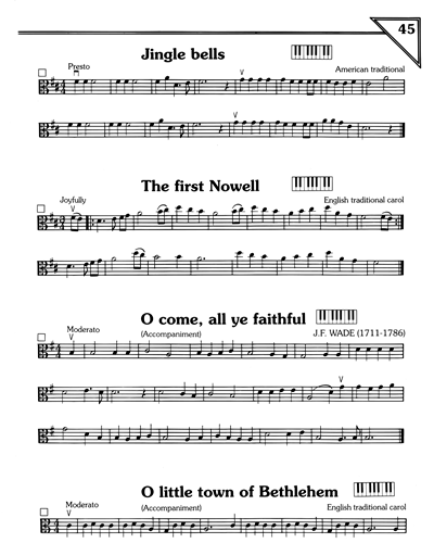 "Jingle Bells" & "The First Nowell" & "O Come All Ye Faithful" & "O Little Town Of Bethlehem" — Christopher Bull