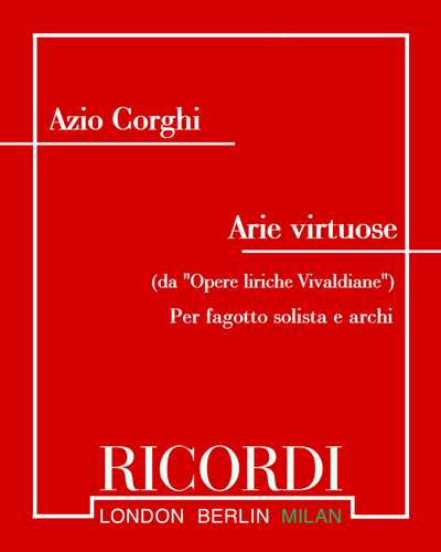 Arie virtuose (da "Opere liriche Vivaldiane") — Azio Corghi