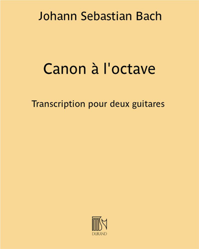 Canon à l'octave (from 'The Art of Fugue', BWV 1080) — 巴赫