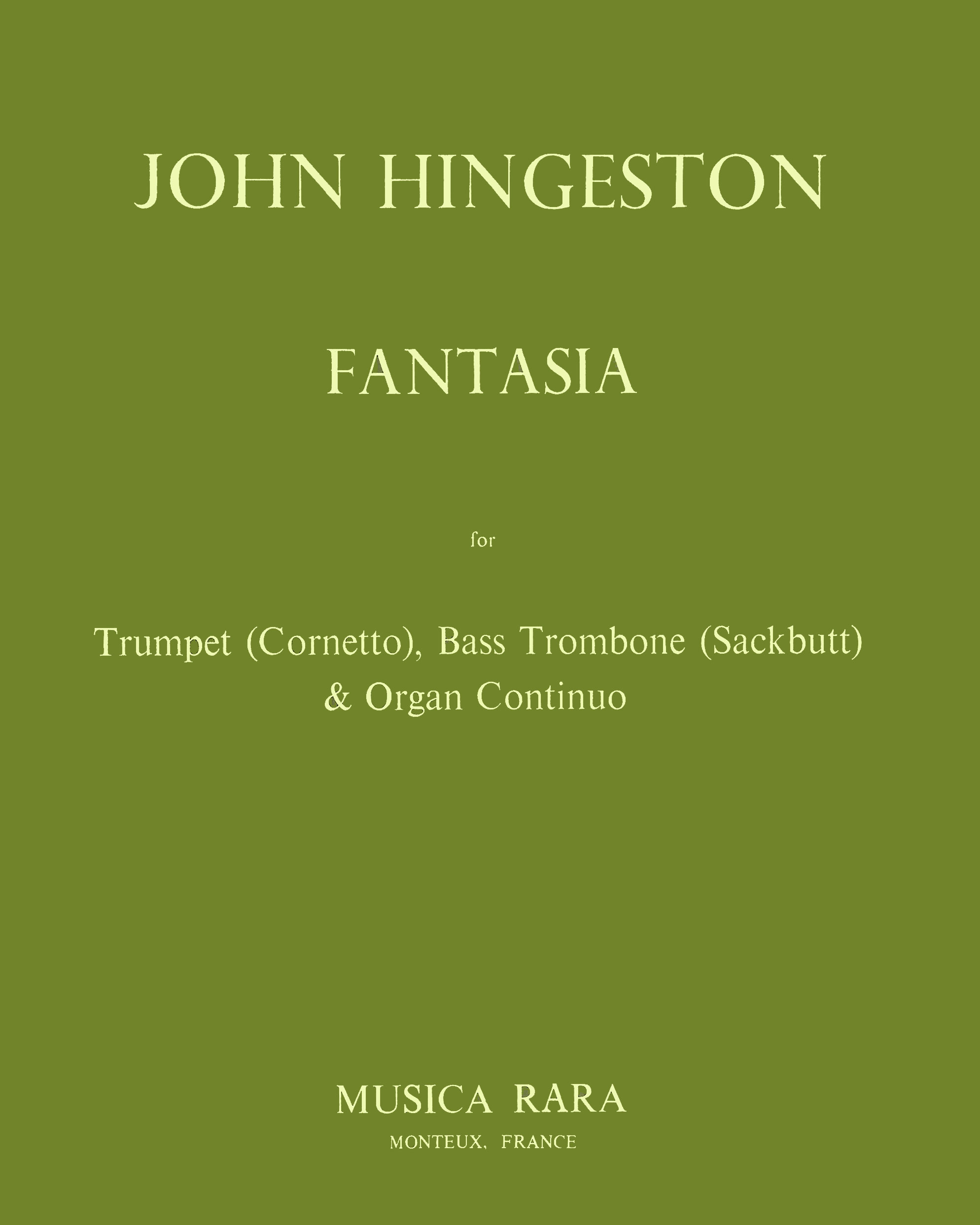 Fantasia — John Hingeston