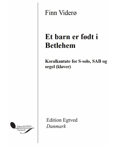 Et barn er født i Betlehem — Finn Viderø