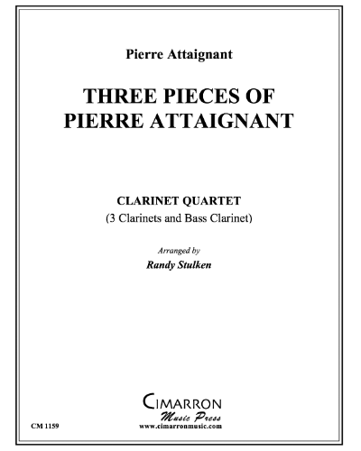 Three Pieces of Pierre Attaignant — Pierre Attaignant
