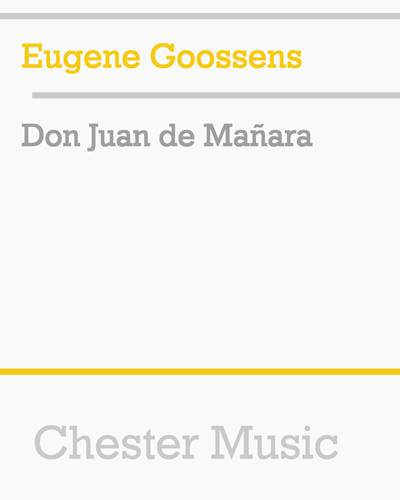 Don Juan de Mañara — Eugene Goossens