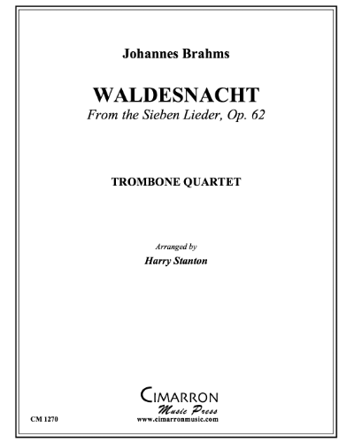 Waldesnacht (from 'Sieben Lieder, op. 62') — 勃拉姆斯