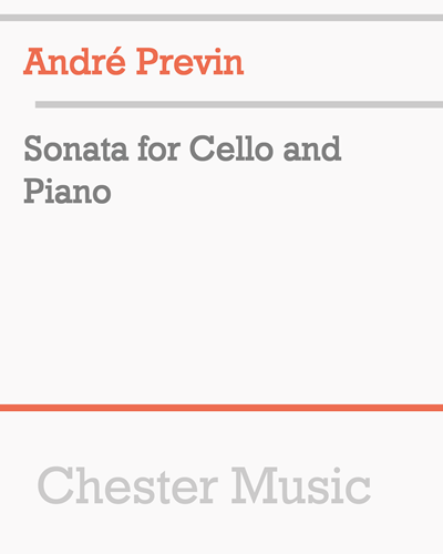 Sonata for Cello and Piano — 安德烈·普列文