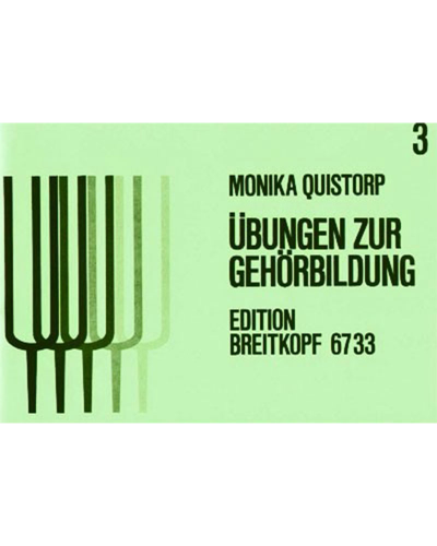 Aural Training Exercises, Book 3 — Monika Quistorp