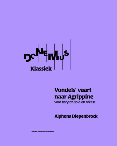 Vondel's Vaart naar Agrippine — Alphons Diepenbrock