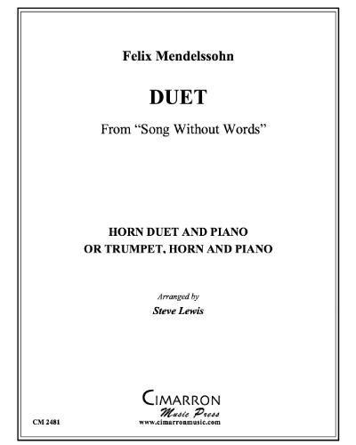 Duet (from 'Songs Without Words') — 门德尔松