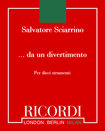 ... da un divertimento — Salvatore Sciarrino