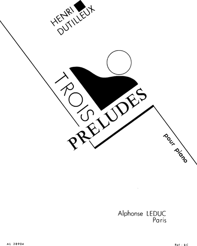 Three Preludes for Piano — 迪蒂耶