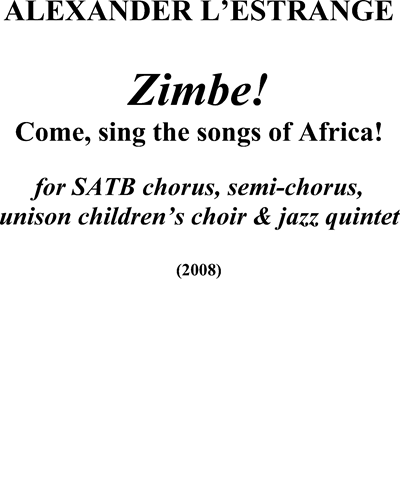 Zimbe! — Alexander L’Estrange